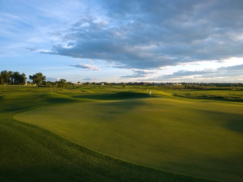 The 14th hole at CommonGround Golf Course