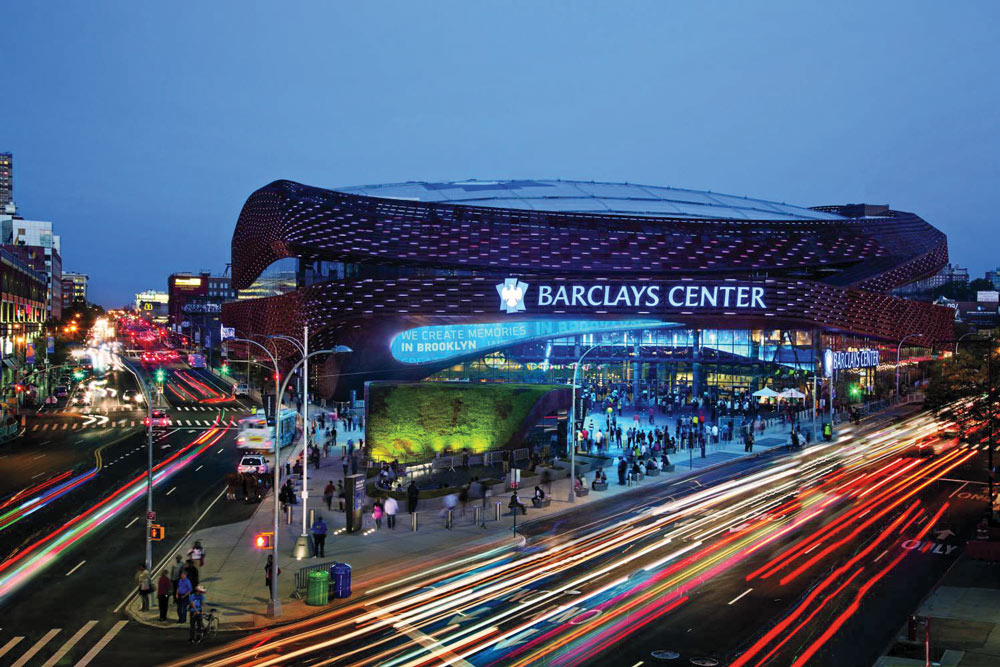 Barclays Center, home of (among other things) the Brooklyn Nets