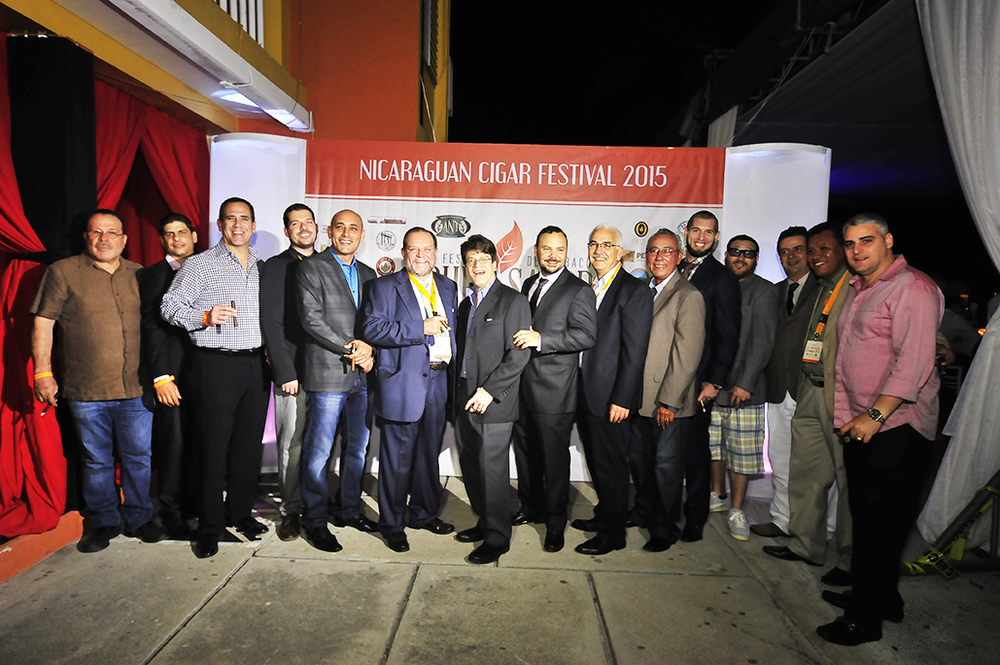  Leaders from Nicaraguan cigar and tobacco companies at the 2015 Puro Sabor Festival   