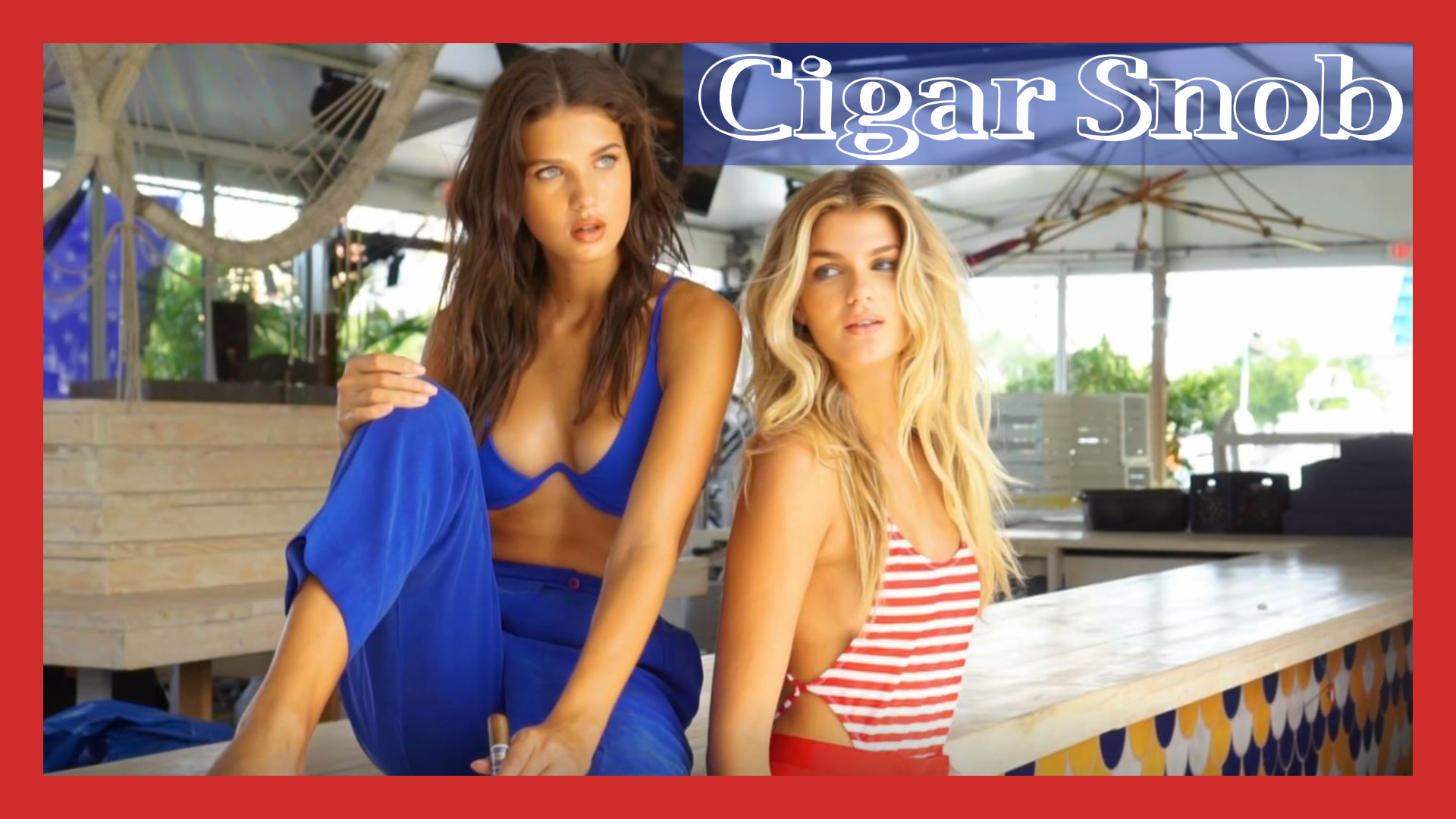 Smoking Hot Cigar Snob: We keep the video rolling at a Cigar Snob photoshoo...