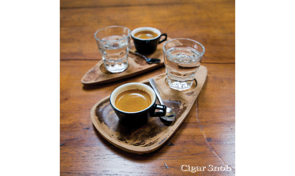 the Cuban style espresso at El Diablo Coffee a “Cuban inspired” Queen Anne coffee shop small