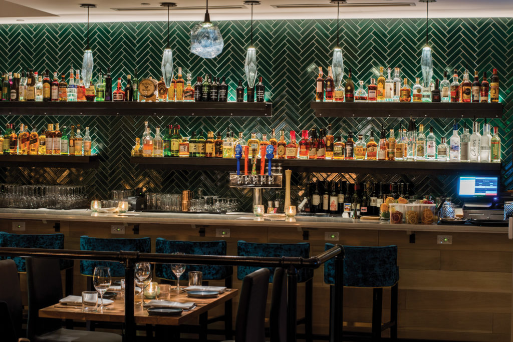 the bar at Aerlume