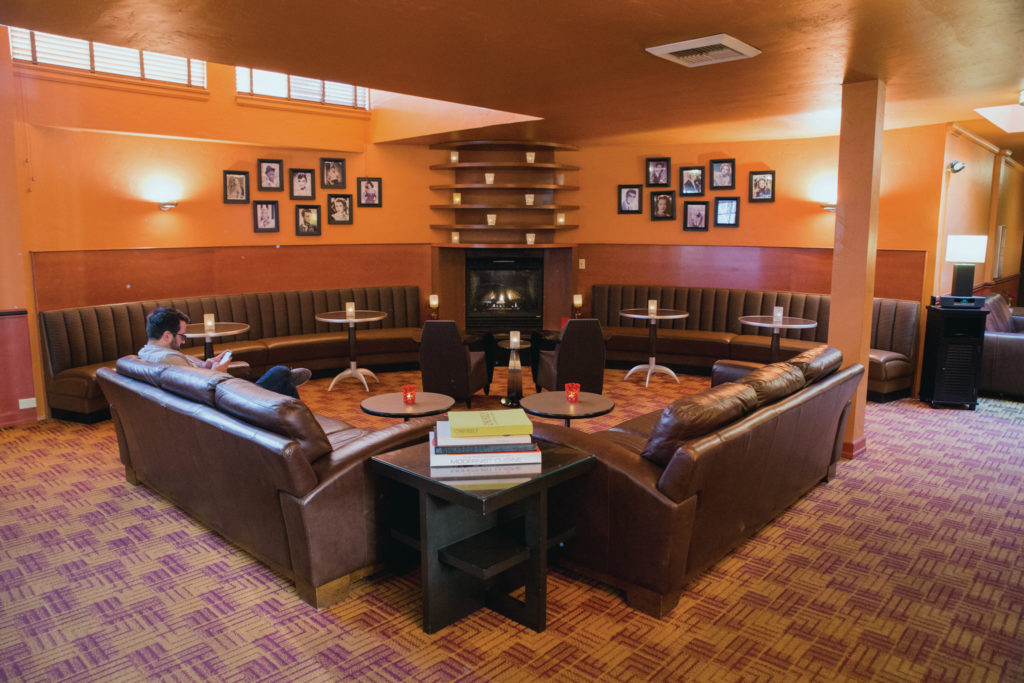 the lobby at The Inn at El Gaucho