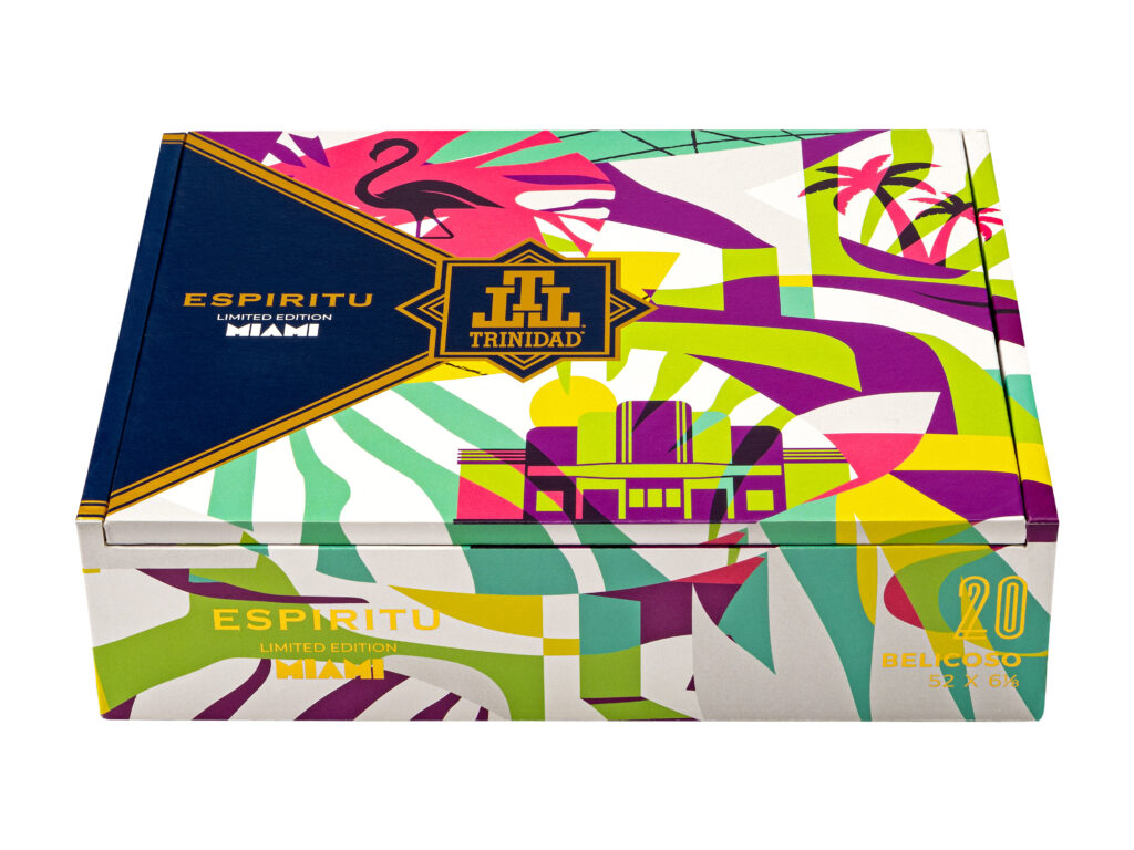 Altadis U.S.A. Introduces the Trinidad Espiritu Miami Edition 1 trinidad miami belicoso closed box 4000x3000 1.jpg 1