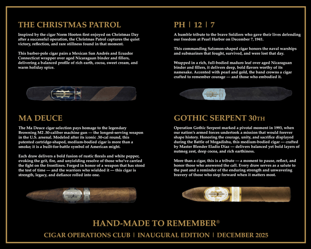 Hooten Young Announces the Cigar Operations Club