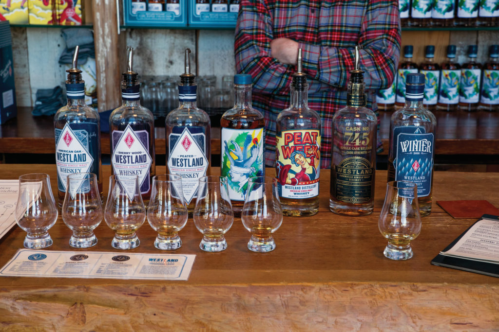 we tasted everything Westland Distillery had to offer ... twice