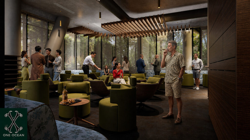 x at one ocean cigar lounge