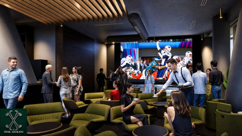 x at one ocean sports lounge